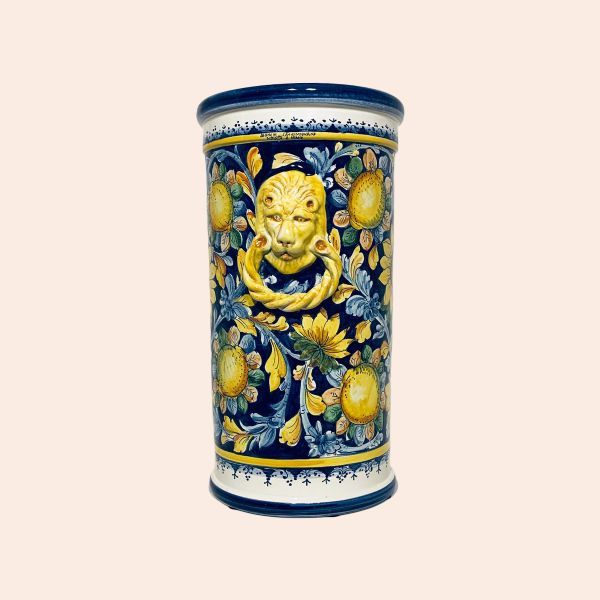 LG102A 50 - Umbrella stand with sunflower and lemons cm50H